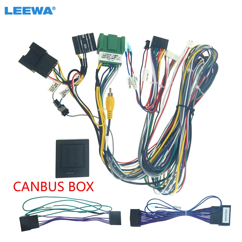 LEEWA автомобильный аудио 16pin Android кабель питания адаптер с Canbus коробка для Chevrolet Cruze