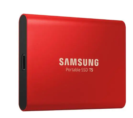 Red Samsung портативный ПК T5 SSD 250GB 500GB 250G 500G Внешние твердотельные накопители SSD USB 3,1 T5 1 ТБ 2 ТБ - Цвет: Red