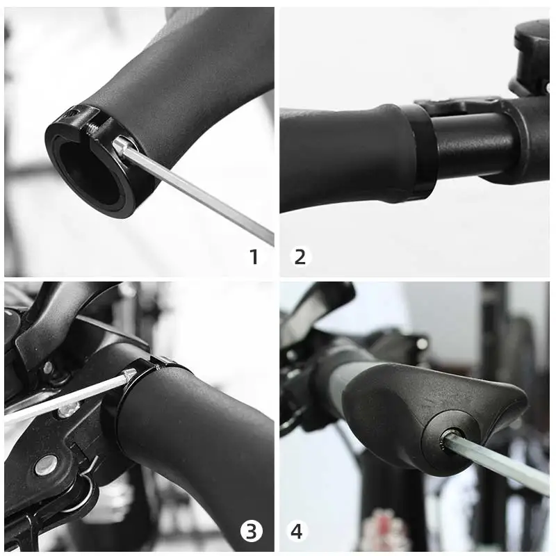 

Bicycle Mountain Bike Handlebar Rubber Non-slip Bike Handlebar Bicycle Rubber Handlebar Comfortable Durable Portable
