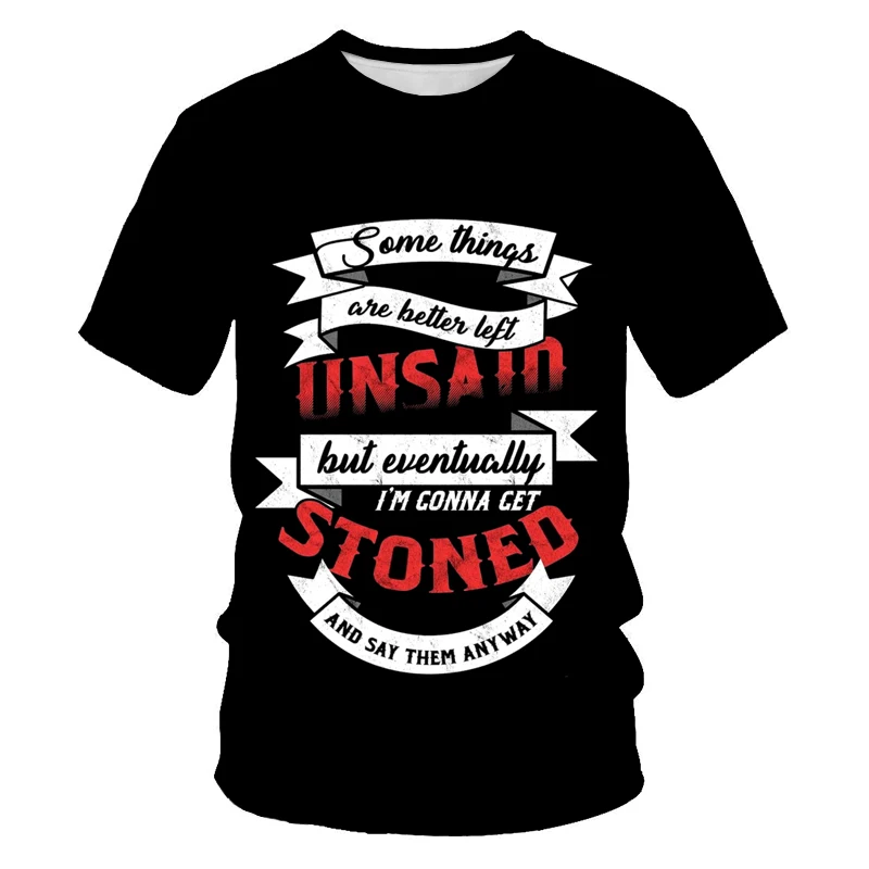 

Simple graffiti painting summer casual men's T-shirt O-neck short-sleeved fashion oversized T-shirt 3D printing personality