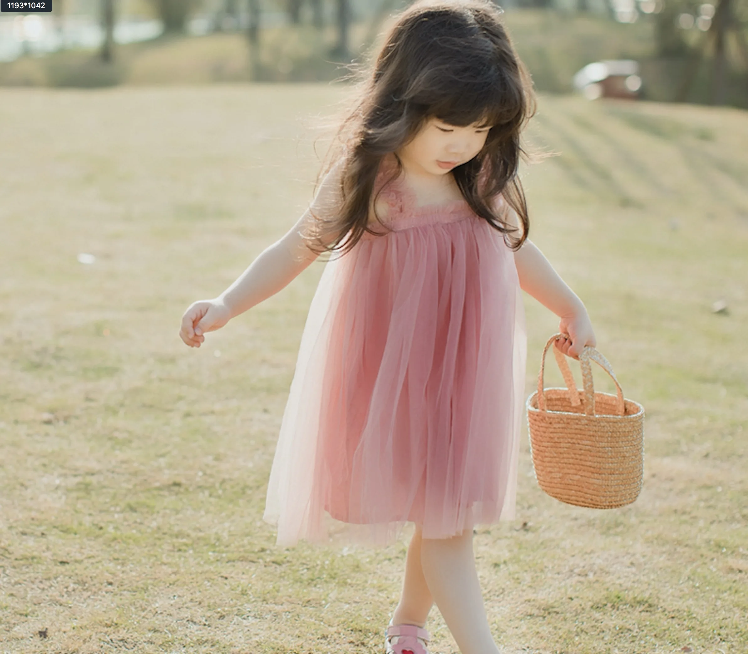 Детское летнее платье без рукавов с сеткой | Детская одежда и обувь