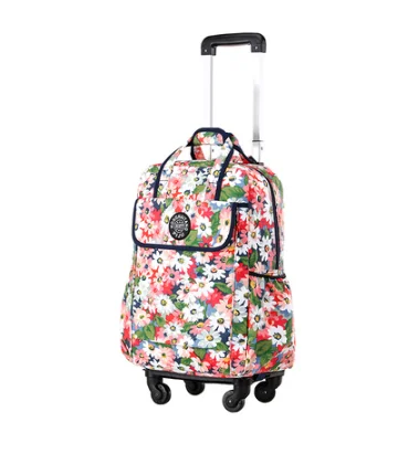 Women 20 Inch Rolling Luggage Bag Suitcase Cabin Business Travel trolley bags women Luggage Baggage bag Wheeled backpack bags