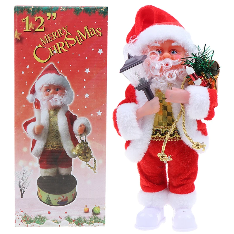 Рождественская Фигурка Санта Клауса Танцующая Поющая электрическая детская