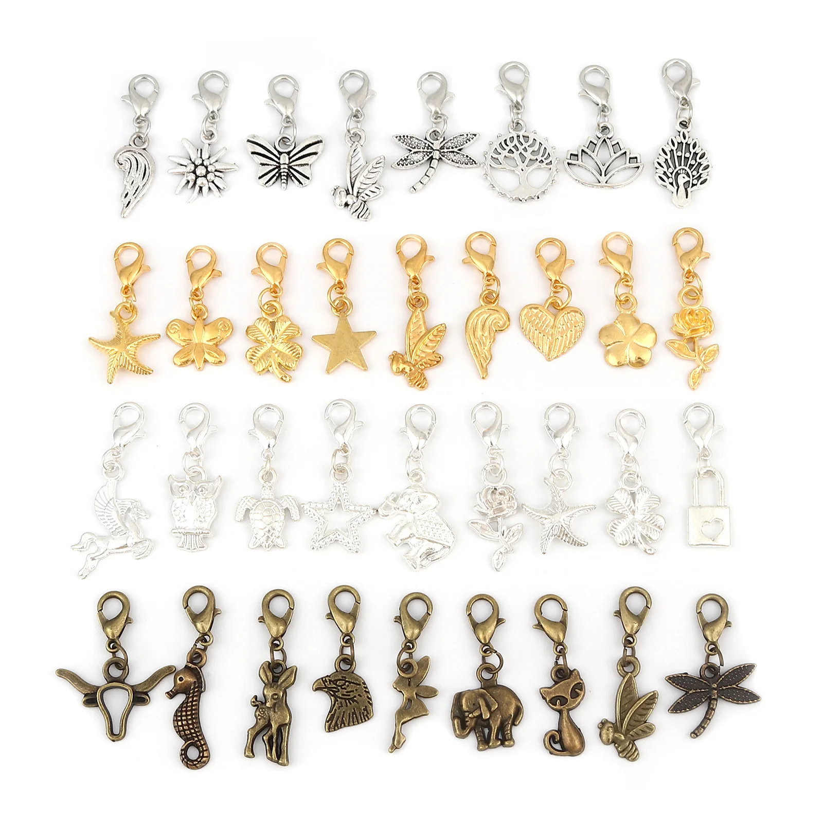 30 шт. маркеры для вязания Matel подвески зажимы винтажные крючком инструменты иглы