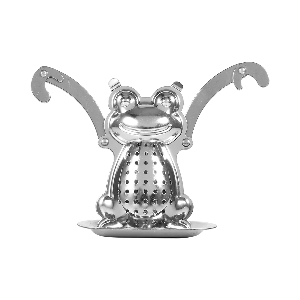 Ситечко для чая в форме лягушки из нержавеющей стали 1 шт.|Чайные ситечки| |
