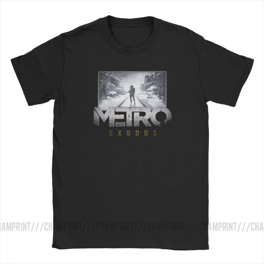 Футболки для игр Metro футболка Exodus унисекс с газовой маской футболки мужские