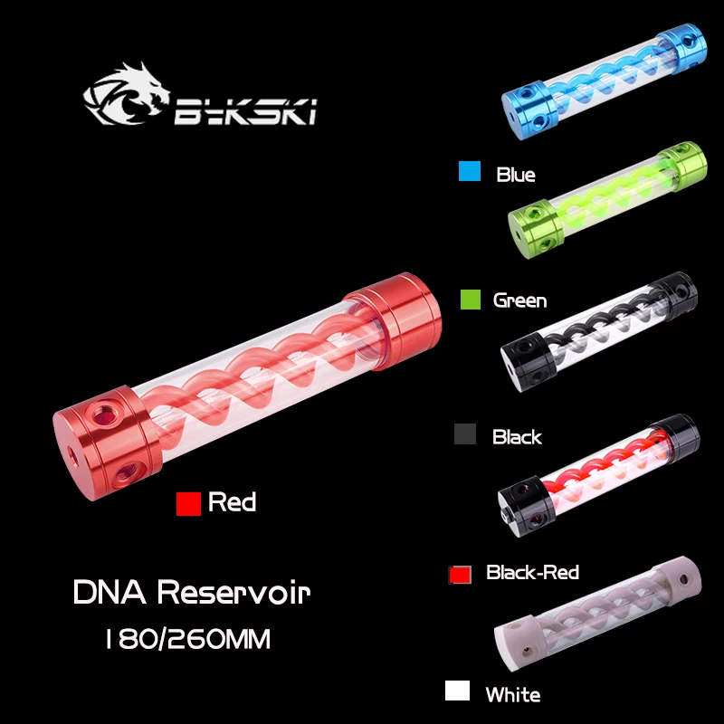 Bykski B DNA CT AL цветная (RGB) Алюминий ДНК цилиндрический емкости рез PC охлаждающая