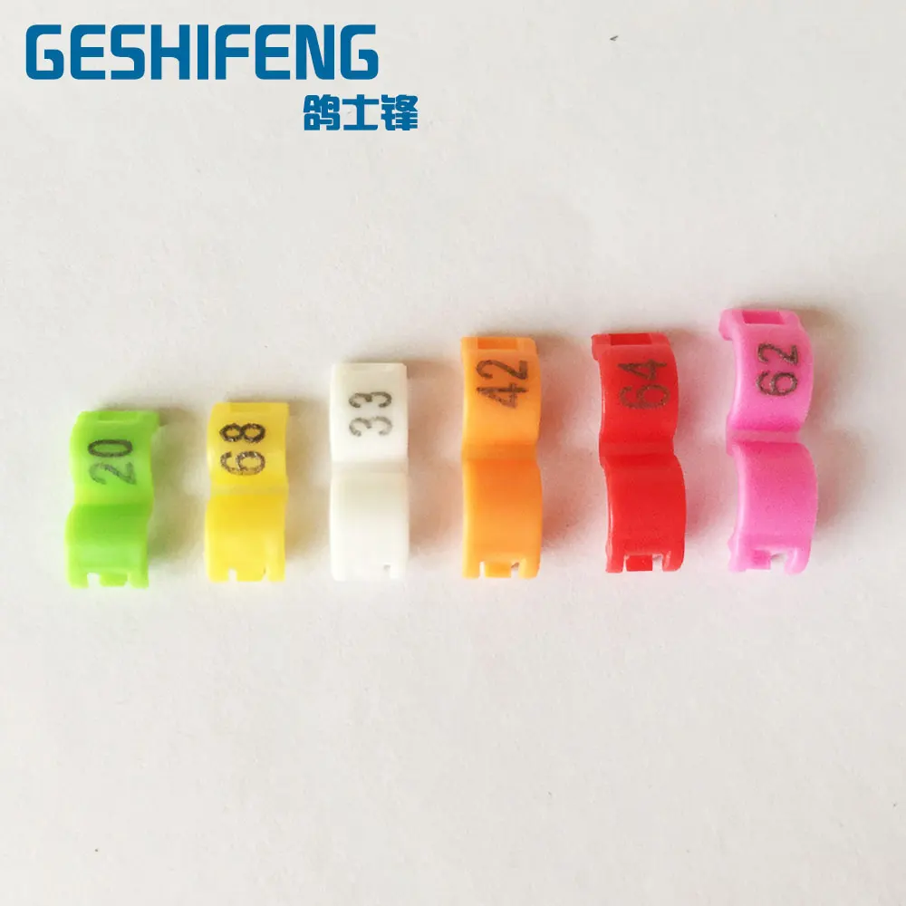 Кольцо для птиц маленького размера 2 7 мм 3 4 5 свободный цвет 100 шт. | Дом и сад