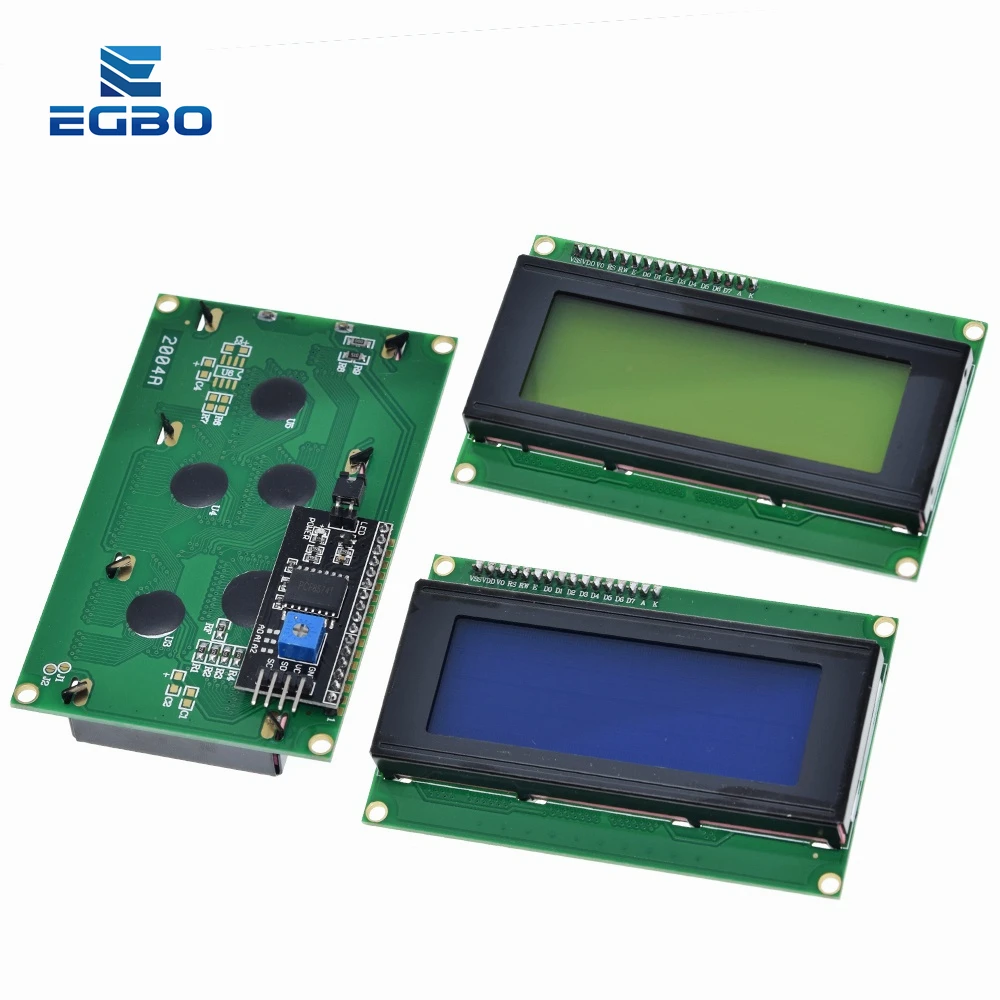 

1PCS LCD2004+I2C 2004 20x4 2004A blue screen HD44780 Character LCD /w IIC/I2C Serial Interface Adapter Module For Arduino Module