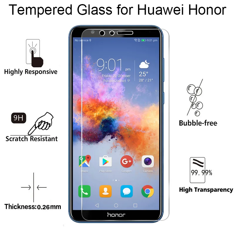

9H Tempered Glass for Huawei Honor 4A 5A 6A Protective Glass for Honor 3C 4C 5C 6C Pro Screen Protector on Honor 3X 4X 5X 6X 7X