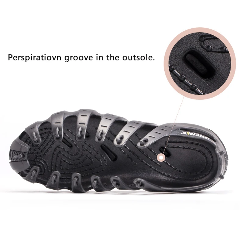 구매 ONEMIX 로마 신발 야외 산책 실내 양말 신발 운동화 조깅 남자 운동화 여성 스포츠 샌들 슬리퍼