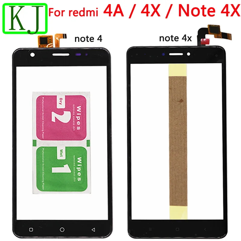 Для Xiao mi Red mi 4A 4X Note 4/Note 4X сенсорный экран сенсор стекло дигитайзер для Red mi 4X 4A Note4 Note4X сенсорная панель