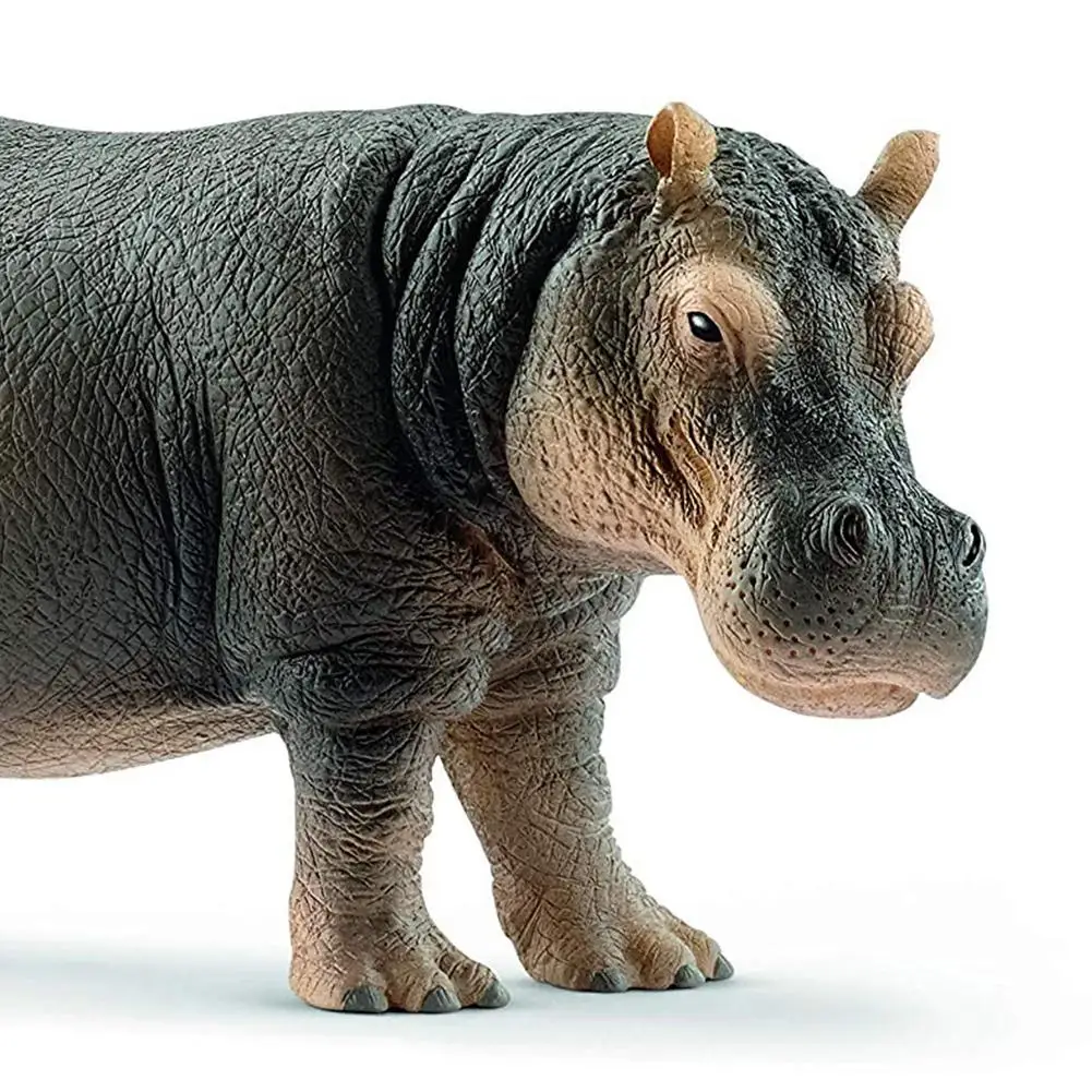 Имитация леса дикий Бегемот пластиковые животные мини фигурки модели игрушки