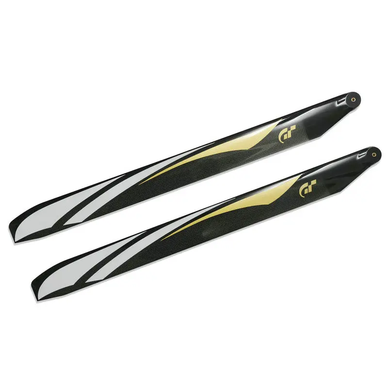 Cuchilla de Rotor principal de fibra de carbono para helic&oacute;ptero teledirigido, accesorios de 690mm para t-rex 700, GUNI, KDS, Agile, Alzrc, SAB700, XLPower700, novedad-0