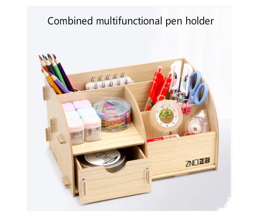 1 шт. милые ручки держатель многофункциональный хранения деревянные держатели