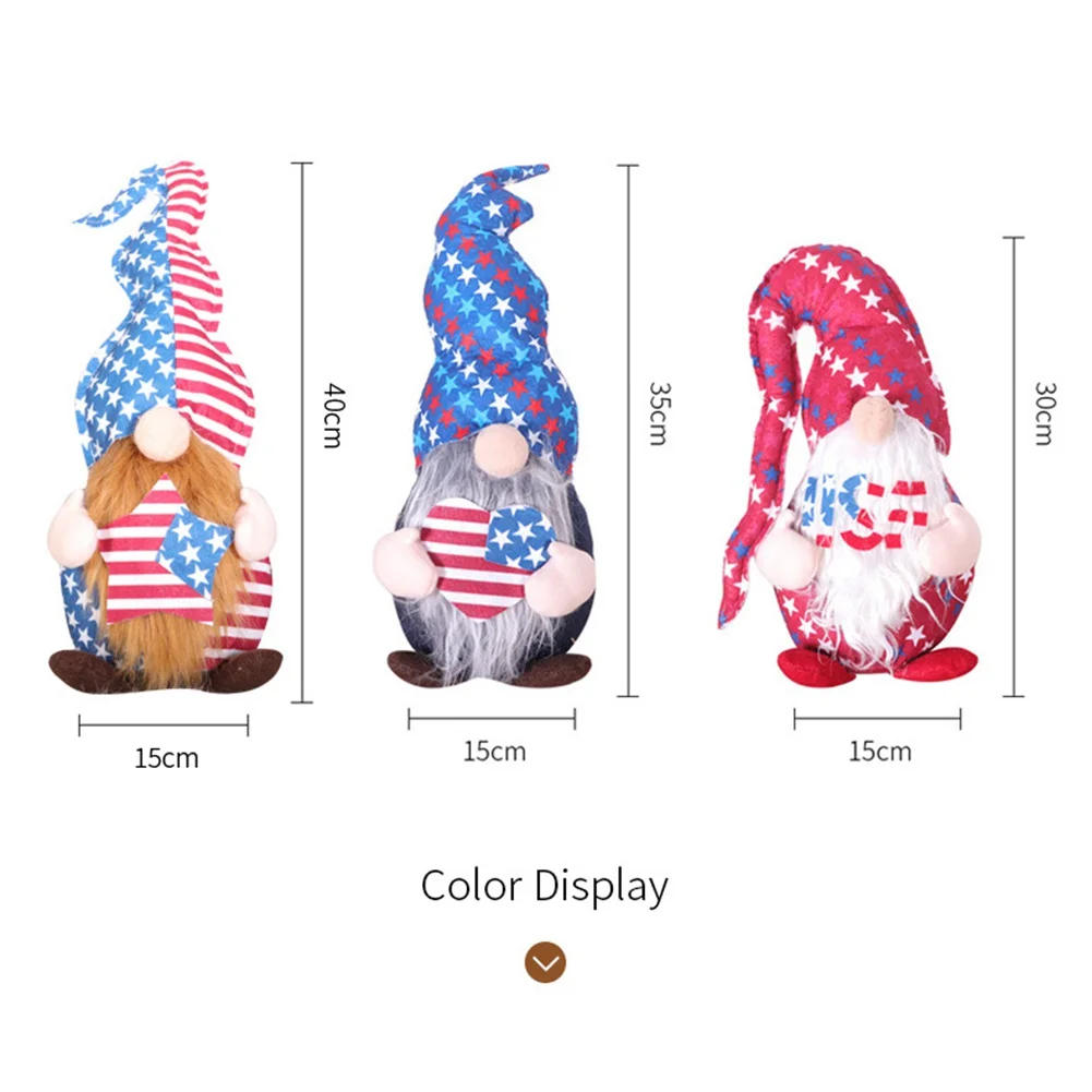 

Independence Day Doll Decoration Faceless Gnome Collision