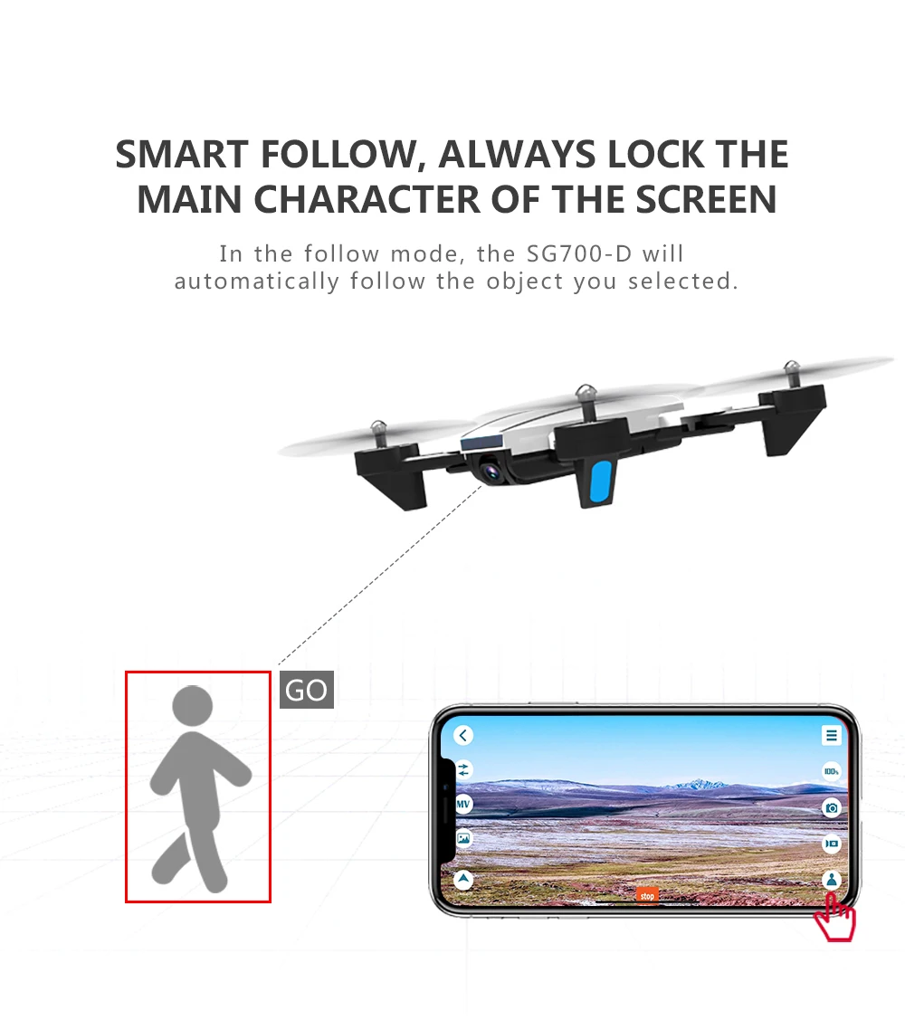 Mini Folding Unmanned Aerial Vehicle WIFI Drone With Camera HD 4K/1080P/720P FPV RTF Remote Control Helicopter RC Quadcopter Toy