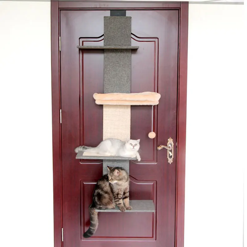 

New Detachable Cat Tree Tower Condo Furniture Sisal Scratch Post Cat Jumping Toy with Ladder for Kittens Pet House Play