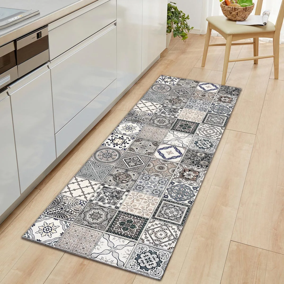 bohemia home kitchen carpet mats boho entrance door mat decor non slip flannel anti slip kitchen rug hallway carpet home decor free global shipping