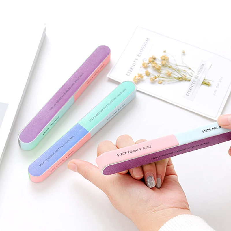 

Nail Buffer Block Sponge File Manicure Pedicure Sanding Nail Art Tools Professional Printing UV Gel Polishing Buffer Block