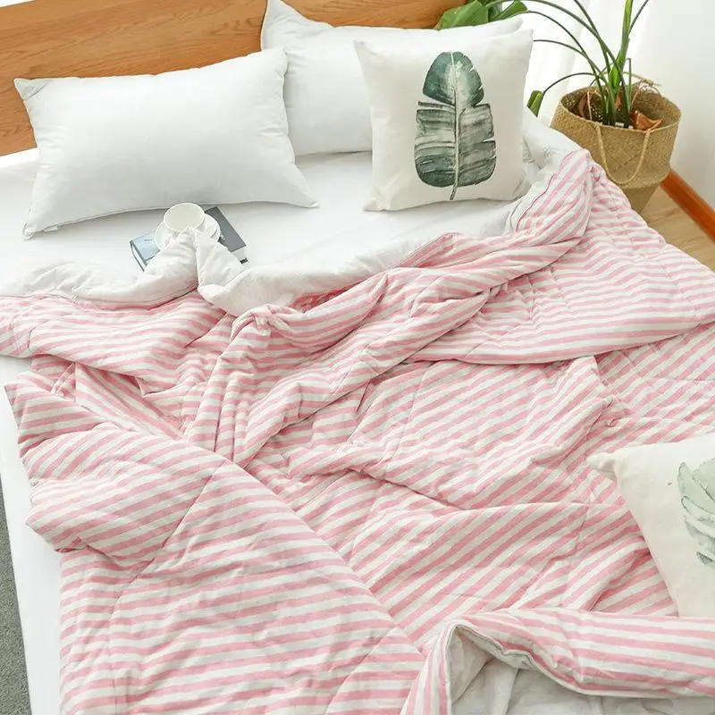 Washable Cotton Air Condition Summer Quilt Breathable Bedding Blankets for Adults Children Bed Covers Comfoter | Дом и сад