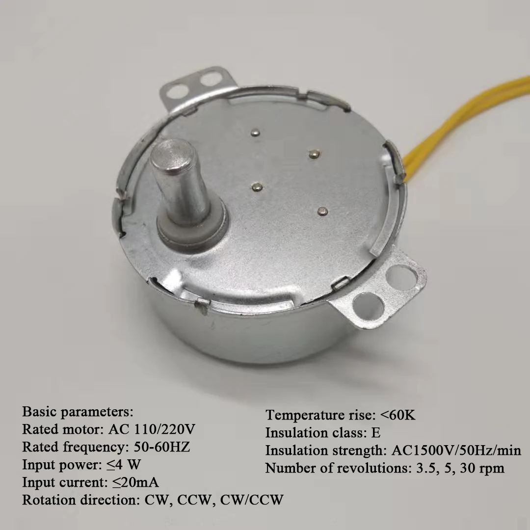 Support Customization Motor Ac AC 110v 220V Output Power Low Noise Synchronous Small Gear for DIY | Обустройство дома