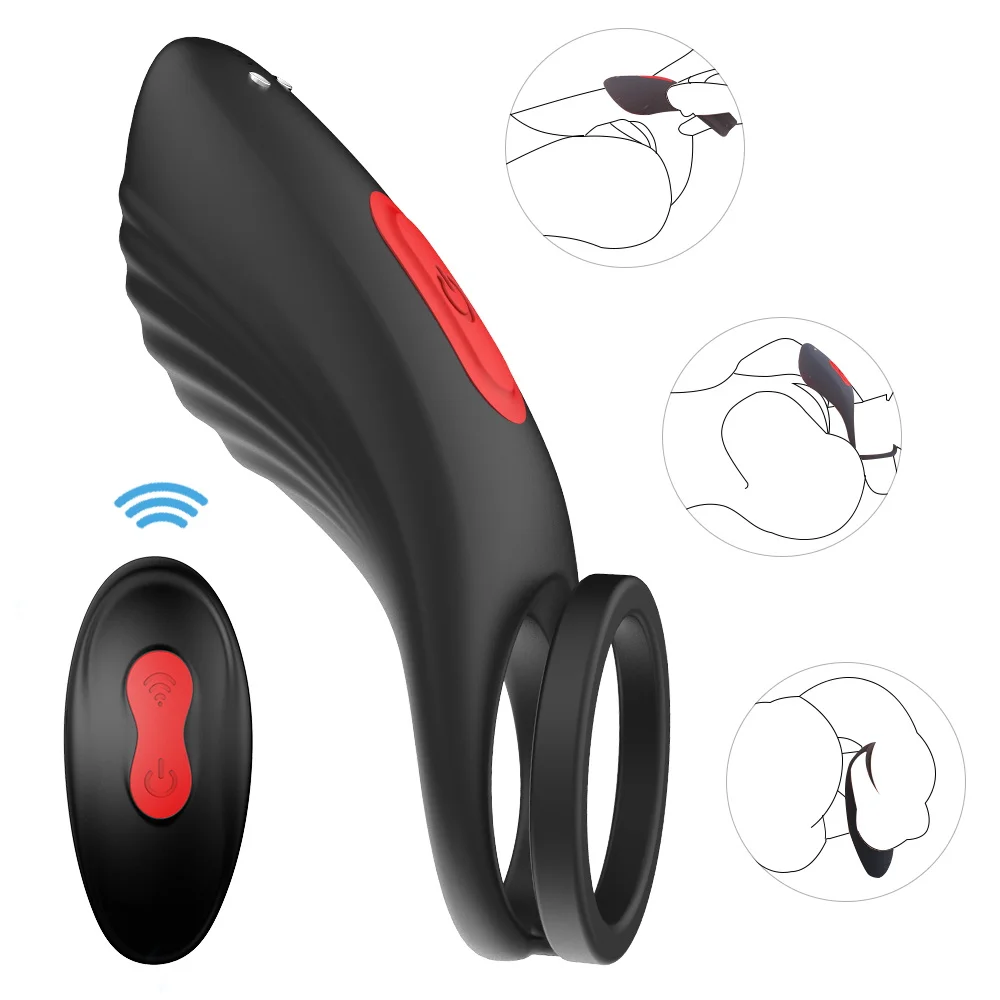 Беспроводное кольцо с дистанционным управлением для мужчин силиконовое