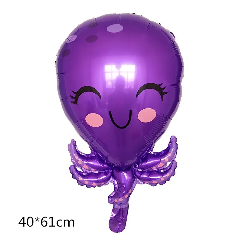 1 шт. морской конь дельфин краб морская звезда рыба животные воздушный шар для