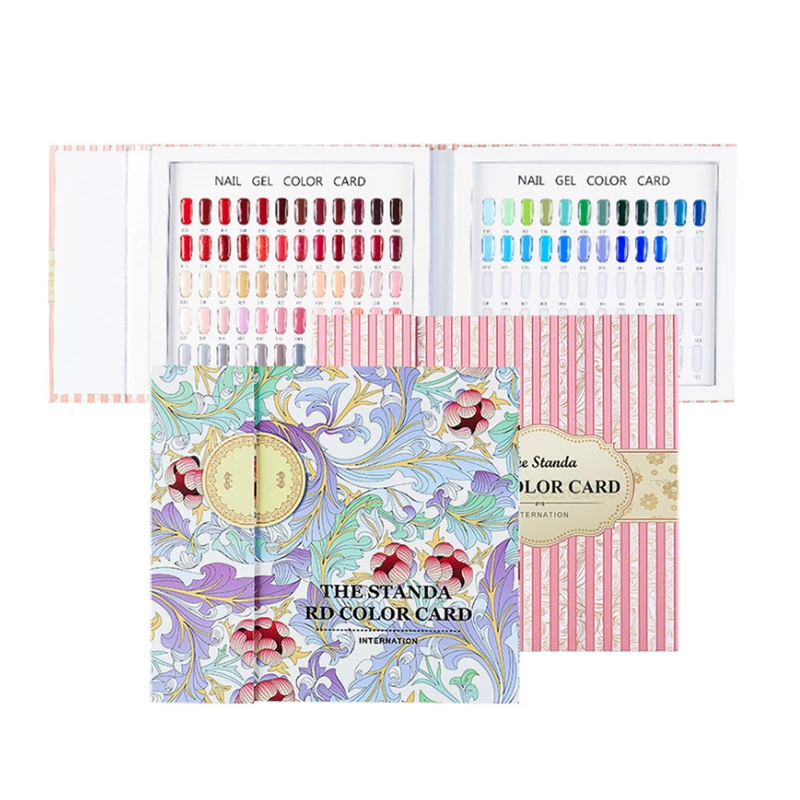 120 цветов s профессиональная карта для демонстрации лака ногтей семейная цветная