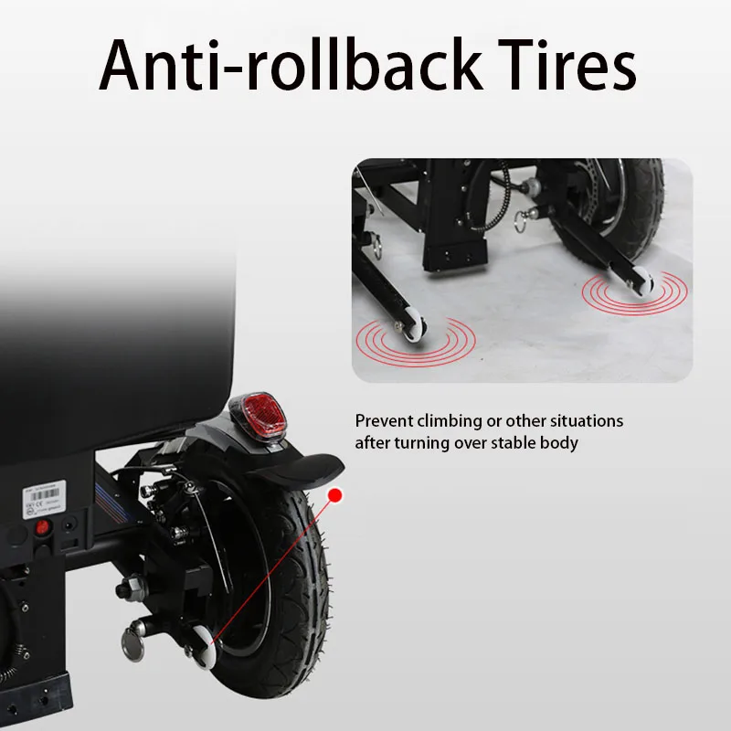 Складной мобильный скутер четырехколесный электрический автомобиль маленькая