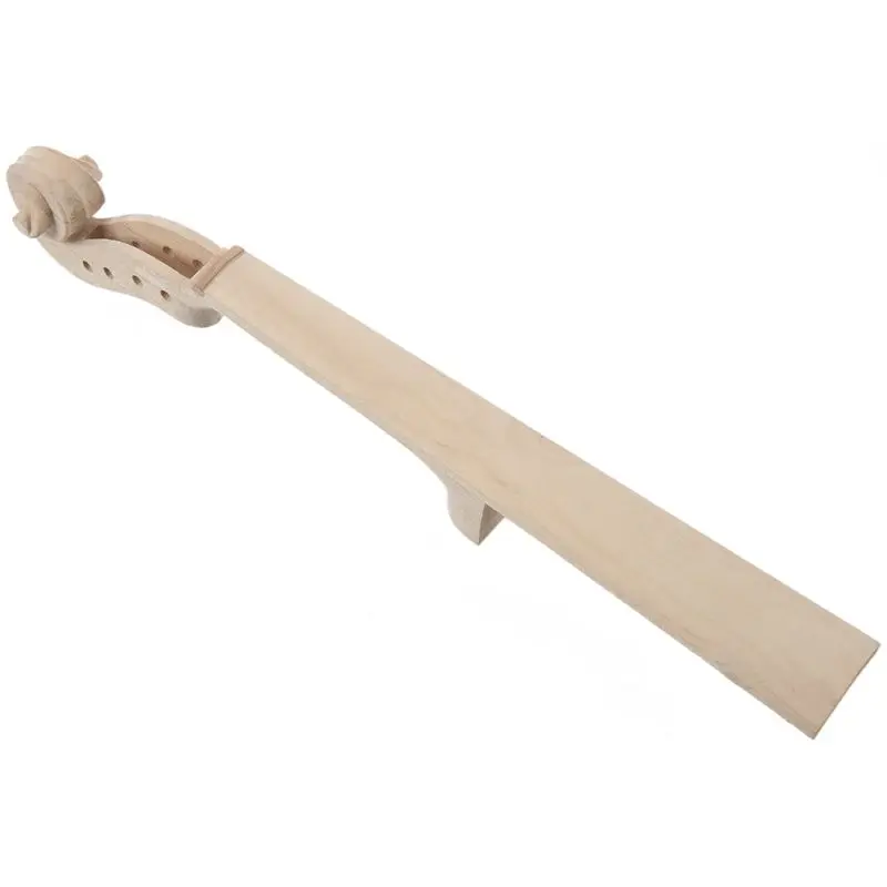 

Hand Carved Maple 4 string 4/4 Violin Parts Violin Neck And Fingerboard Unfinished