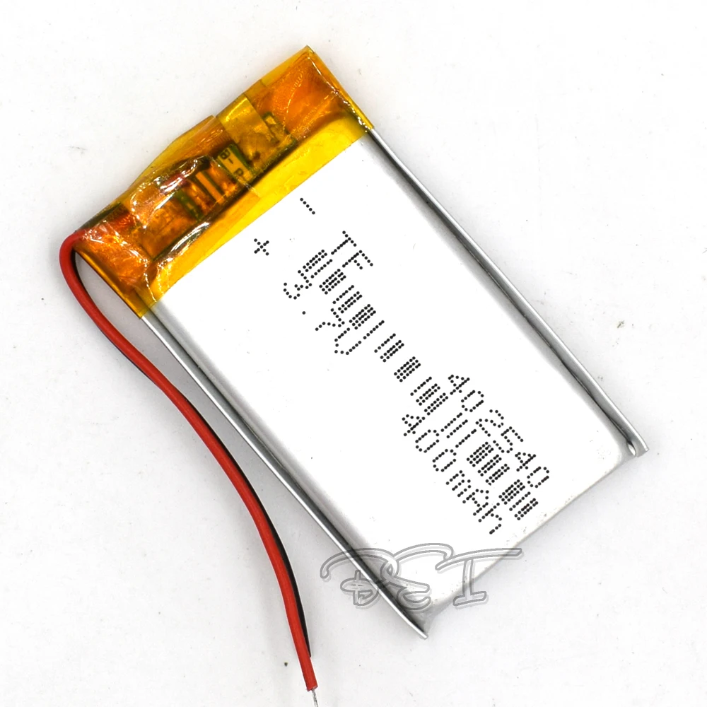 

5Pcs 400mAH 402540 Polymer Rechargeable lithium 3.7V Li-ion Liion Battery for GPS Cell phone Speaker MP3 MP4 Navigater Camera
