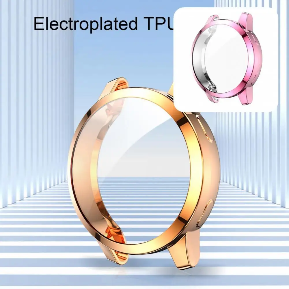 

Protector Stylish Smart Watch TPU Plating Protection Frame Watch Accessories Protective Cover Precise Fit