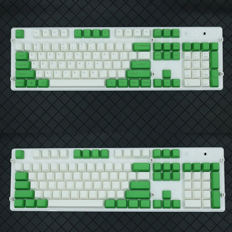 

Cheese Green PBT Keycap Material Matte Texture Resistant to Oiling, Fine and Opaque Mainstream Keycap