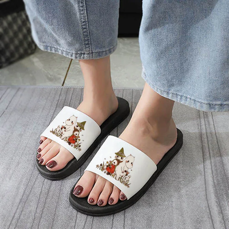 

2021Women's Shoes Slippers Harajuku Animal Pattern Outdoor Summer Beach Fashion Open Toe Harajuku Fashionable Open Toe Slippers