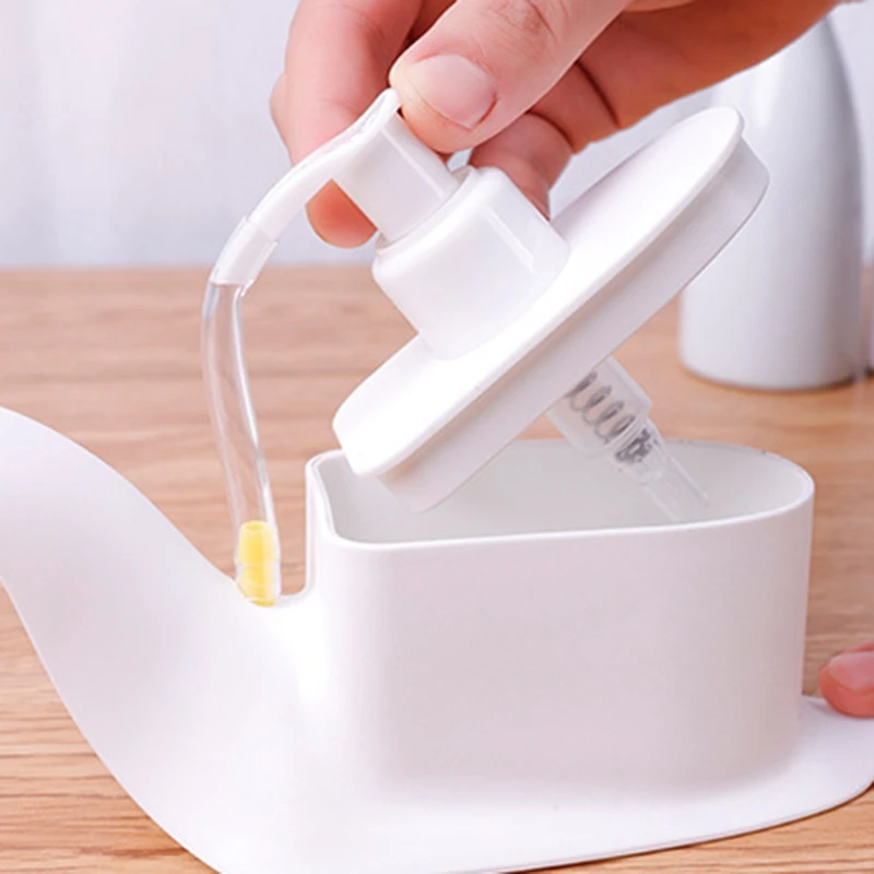 Портативный дозатор жидкого мыла 120 мл многоразовый в форме улитки|Дозаторы