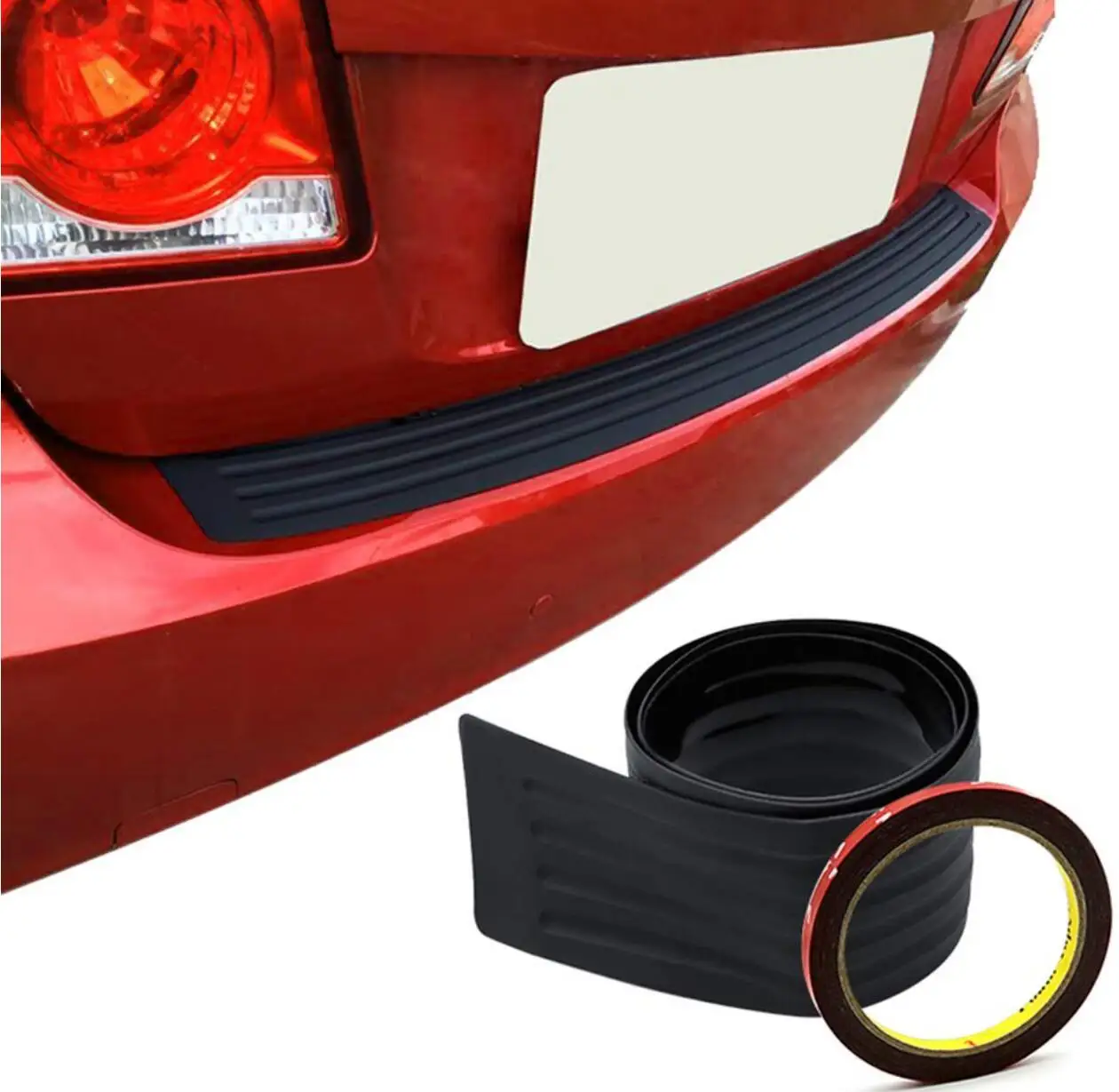 Car trunk bumper trim rear guard plate modified protective strip For Volkswagen vw POLO Tiguan Passat Golf EOS Scirocco Jetta | Автомобили