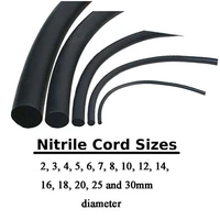 1meter diameter 2 30mm cylinder nbr nitrile rubber sealing strip black solid round o bar o ring anti oil resistance seal gasket