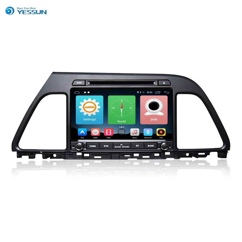 Автомобильный GPS-навигатор Yessun для Hyundai Sonata 2014 ~ 2017 Android HD сенсорный экран