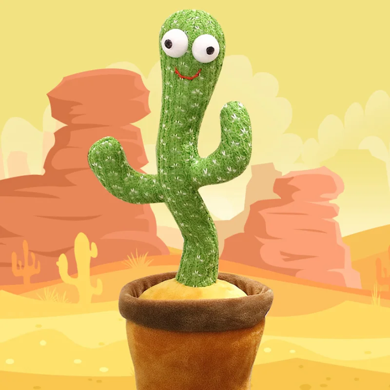

Dancing Cactus Toy Electronic Shake Dancing Plush Toy With The Song Light Cute Dancing Cactus Early Childhood Education Toy