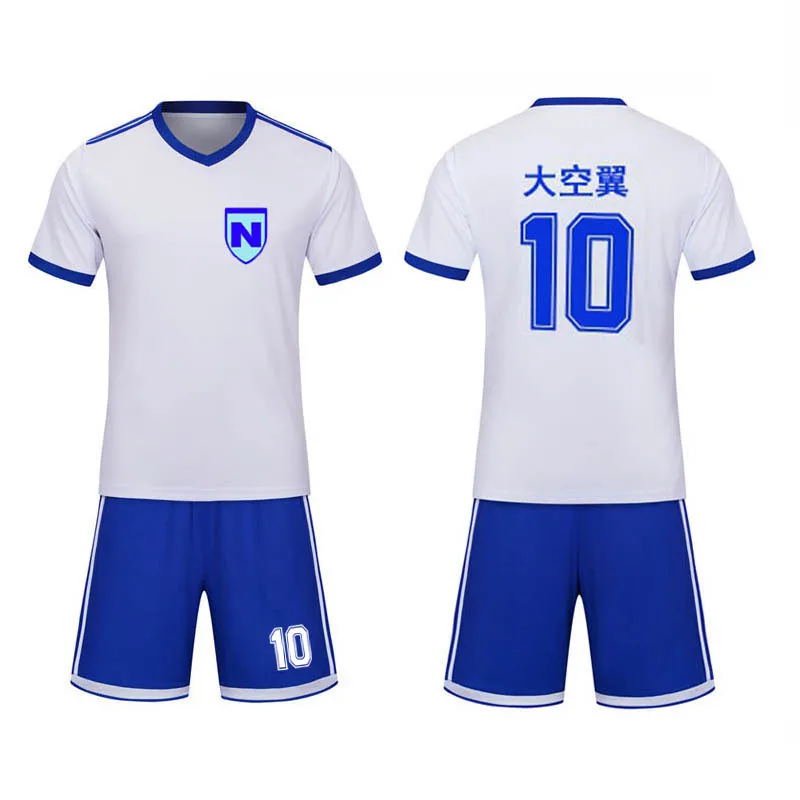 7 Пижама с героем аниме капитаном Tsubasa Косплэй костюм № 10 озоре Tsubasa Футбол трикотажный топ+ шорты, костюм из рубашки с коротким рукавом Хэллоуин для детей и взрослых - Цвет: 7
