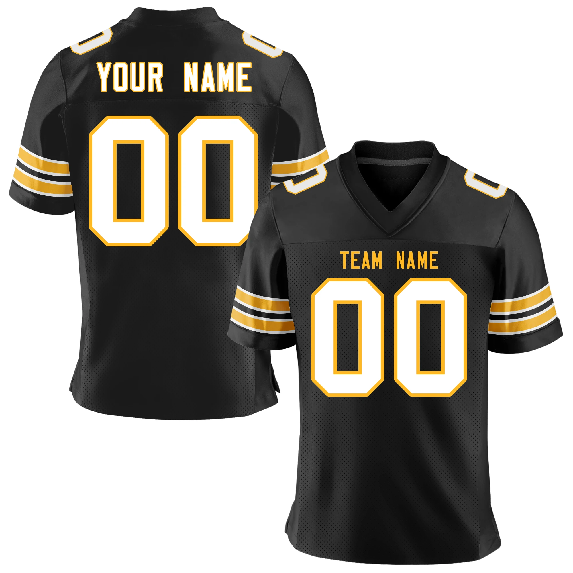 Wholesale Custom Football Jersey Team Name/Number Print Football Game Training Stretch Soft Uniform for Men/Women/Youth