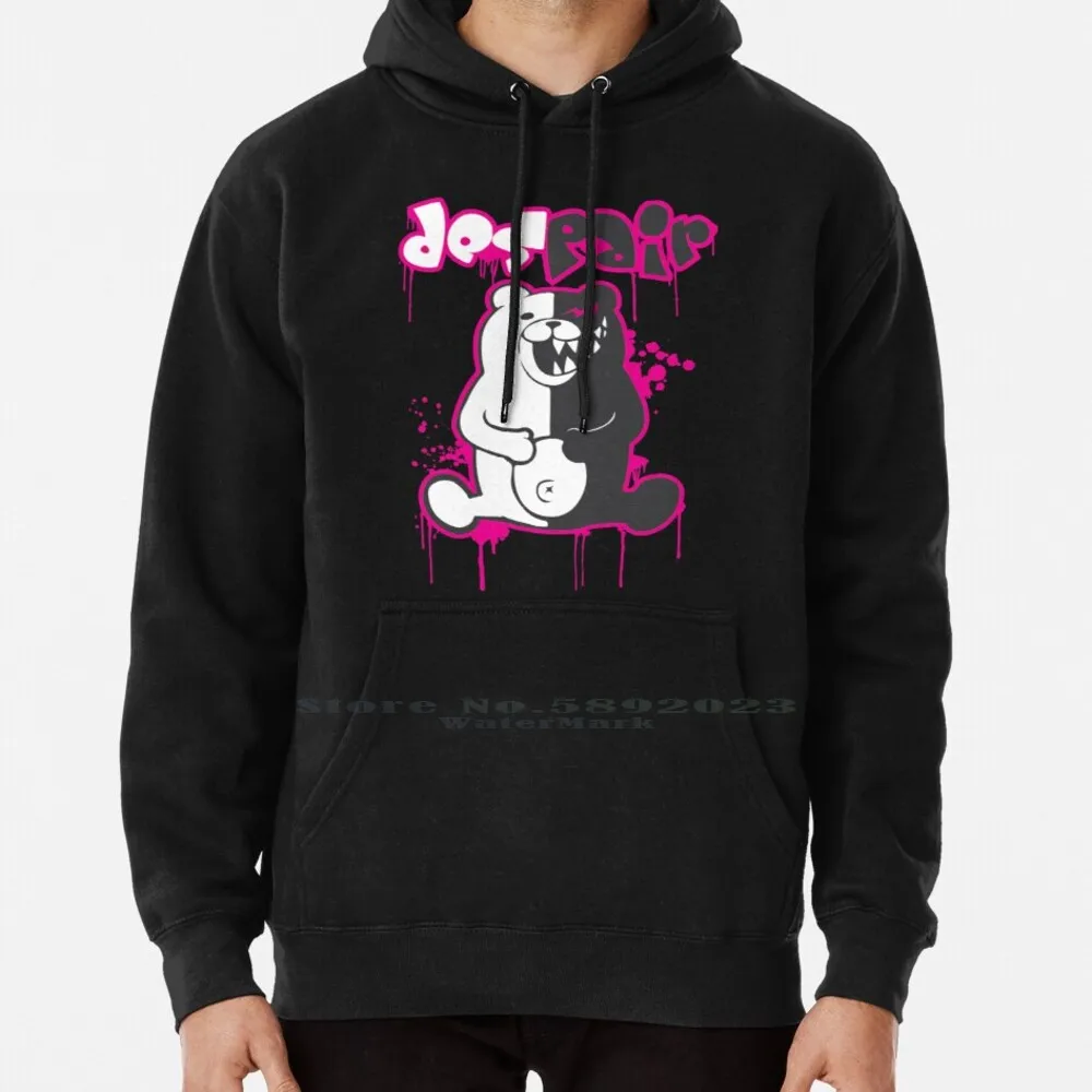 

Danganronpa : Monokuma-Despair ( Pink ) Hoodie Sweater 6xl Cotton Monokuma Monomi Danganronpa 2 Hope Mastermind Pink Blood