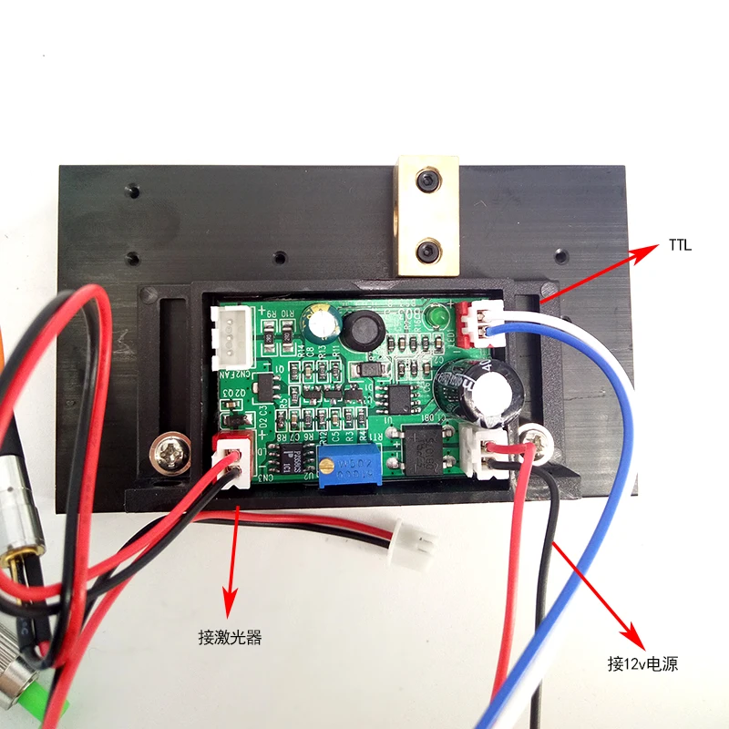 Лазерный диодный модуль 658nm 10mW 62 5/125um FC/APC Red Fiber Pigtail 12VDC TTL 1m | Лампы и освещение