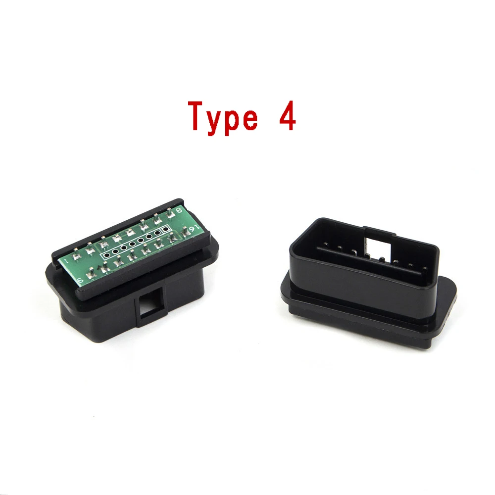 6 типов 16 PIN OBD2 Мужской автомобиль/Грузовики разъем OBDII J1962 разъем проводка для диагностического инструмента DIY оболочки