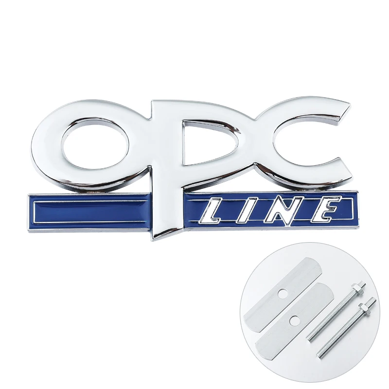 Металлический значок с логотипом 3D OPC Line 1 шт. наклейки эмблема передней решетки