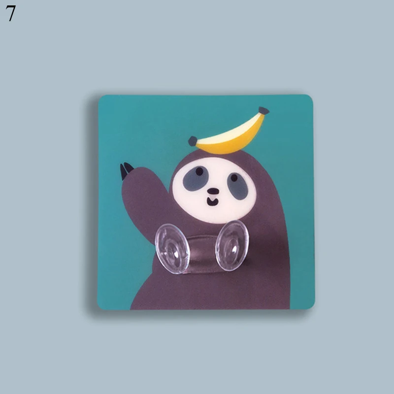 

Wall Hooks Strong Invisible Catoon Suction Cup Sucker Wall Hanger Kitchen Bathroom Adhesive Hook Cartoon Adhesive Hook