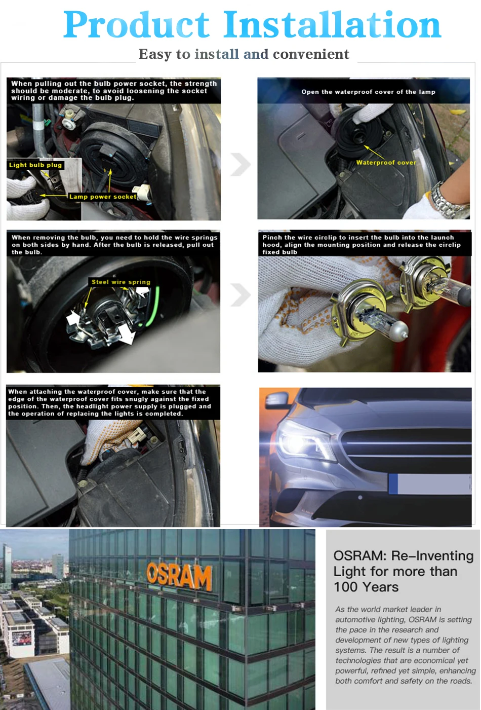 Osram 24v 100w грузовик X Light H7 галогенный прицеп автобус фургон огни 62250TX PX26d до 4000K оригинальная запасная Замена 1 пара