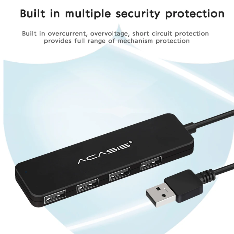 Usb-хаб 2 0 мульти usb-хаб USB Высокоскоростной разветвитель 4 порта Hab все в одном для