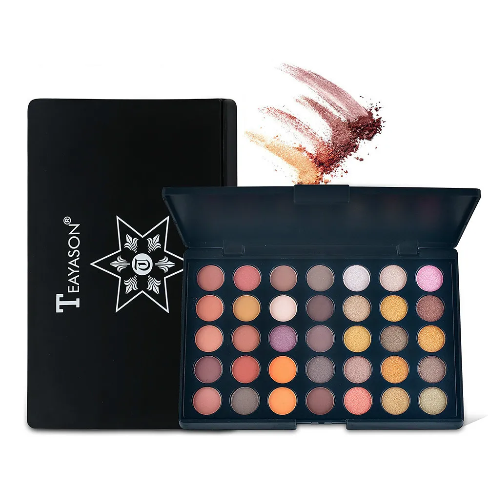 

35 Color Eyeshadow Palette Fashion Women's Eye Makeup Cosmetic Set Long Lasting Non-fading Matte Waterproof Eyeshadow Palette